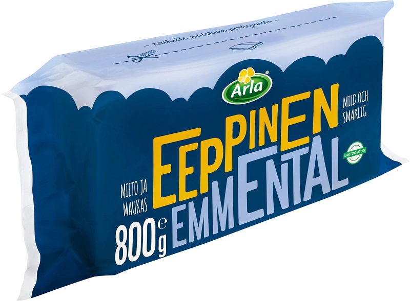 Arla Eeppinen Emmental cheese 800g ( Lactose Free )
